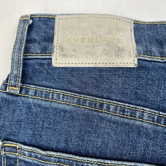 Everlane The Original Cheeky Jean High Rise Medium Wash Straight Leg Women’s 28 - Picture 7 of 10